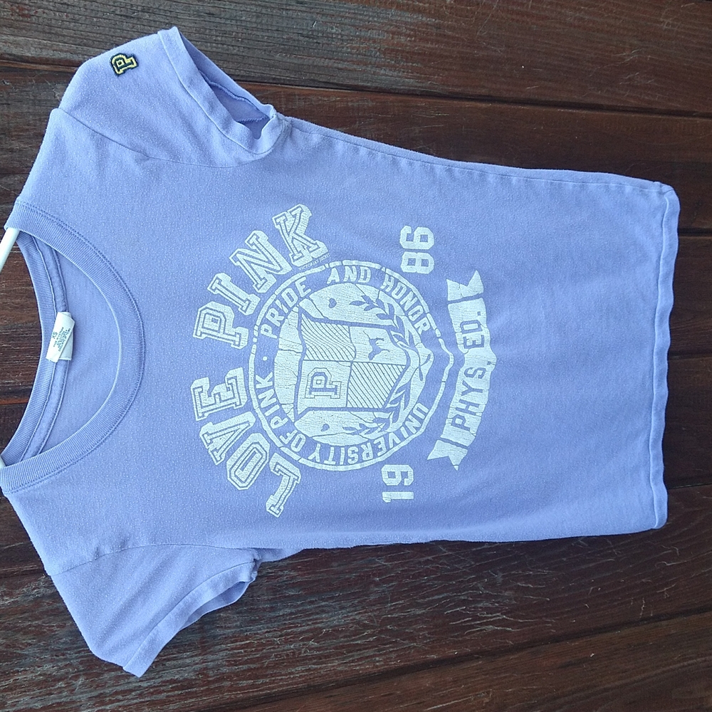 PINK light purple tee.